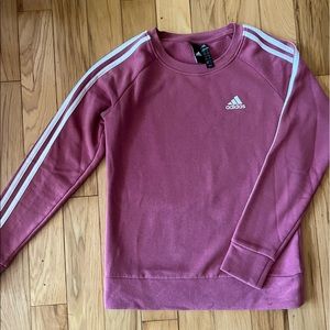 Pink Adidas Crewneck Sweatshirt